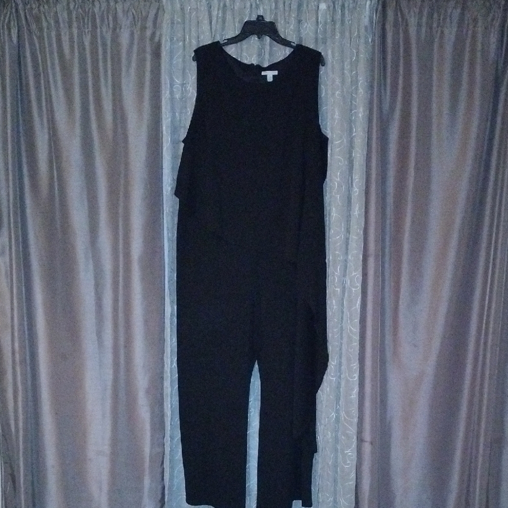 Elegant Black Sleeveless Jumpsuit